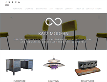 Tablet Screenshot of katzmodern.com